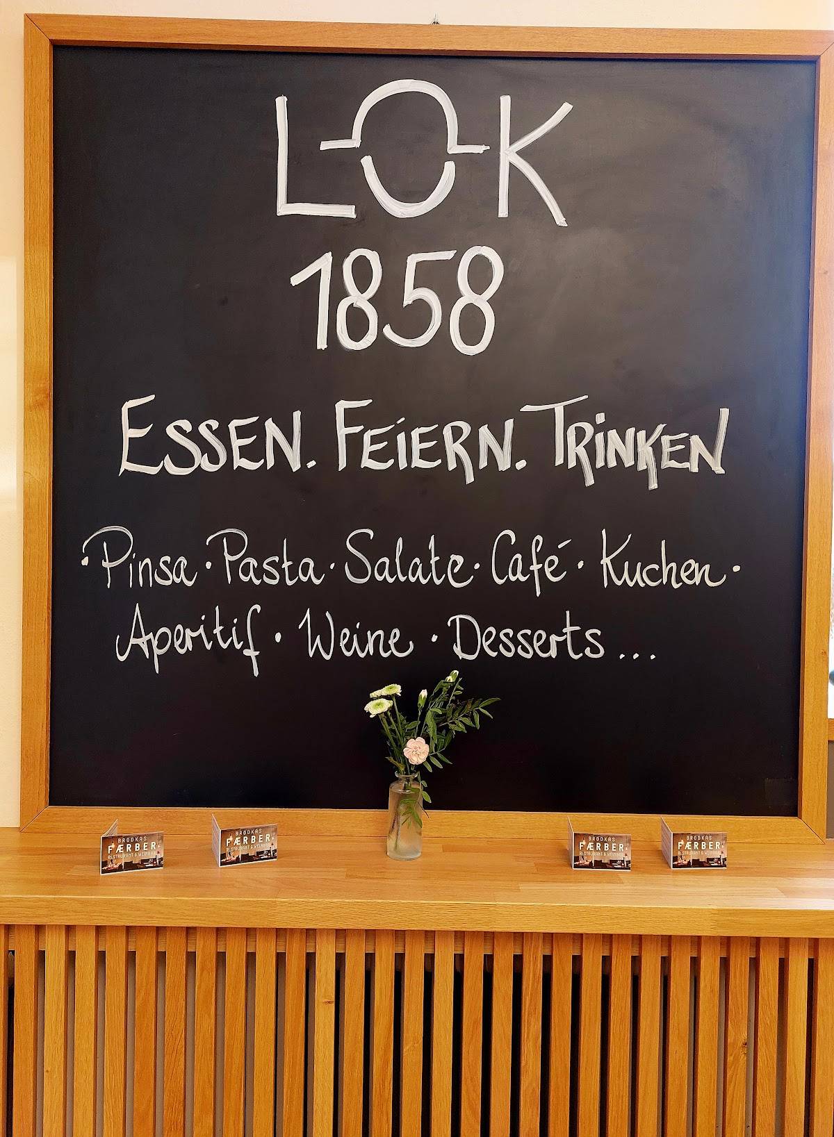 LOK 1858 ROSENHEIM меню