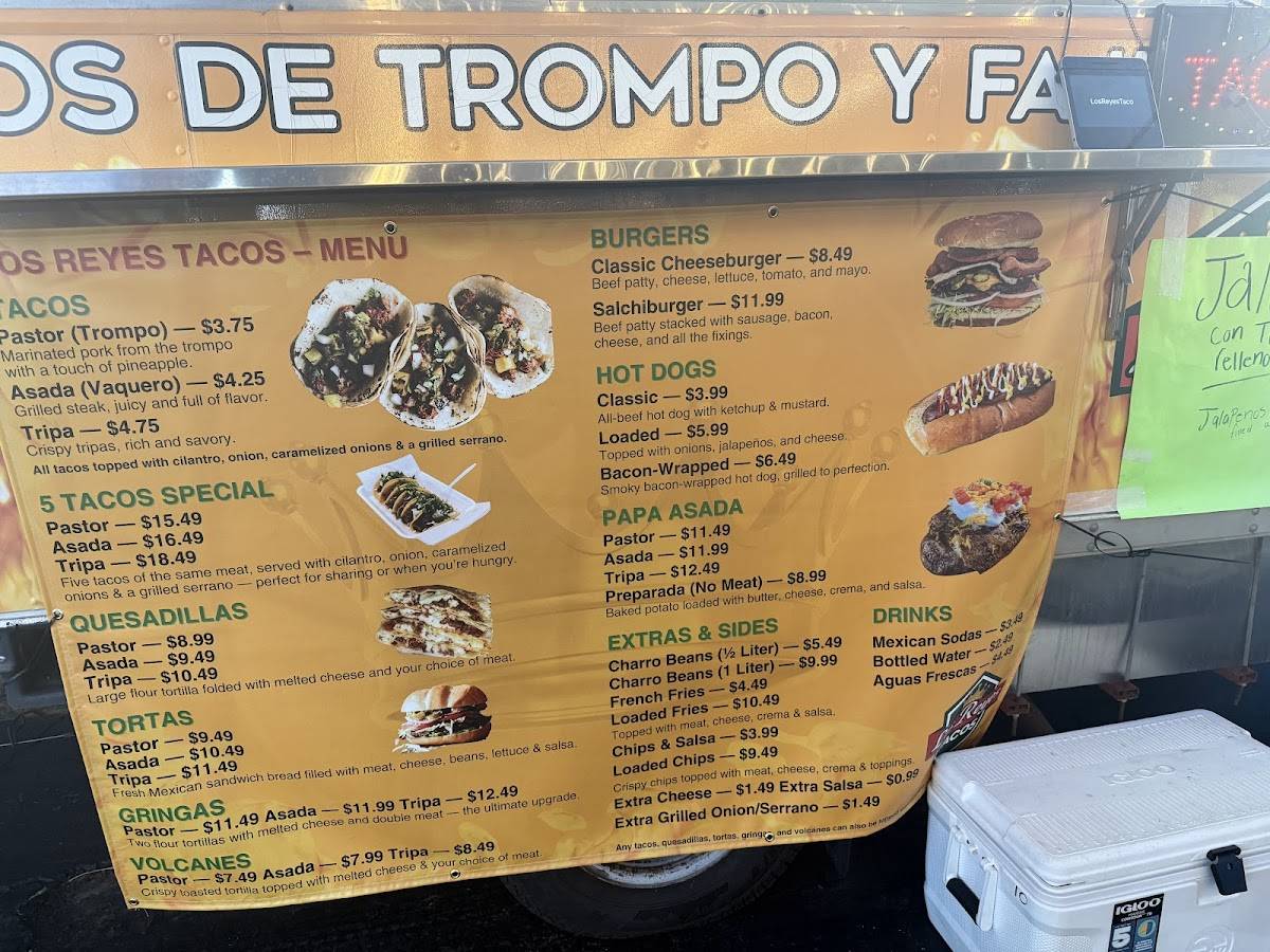Los Reyes Tacos меню