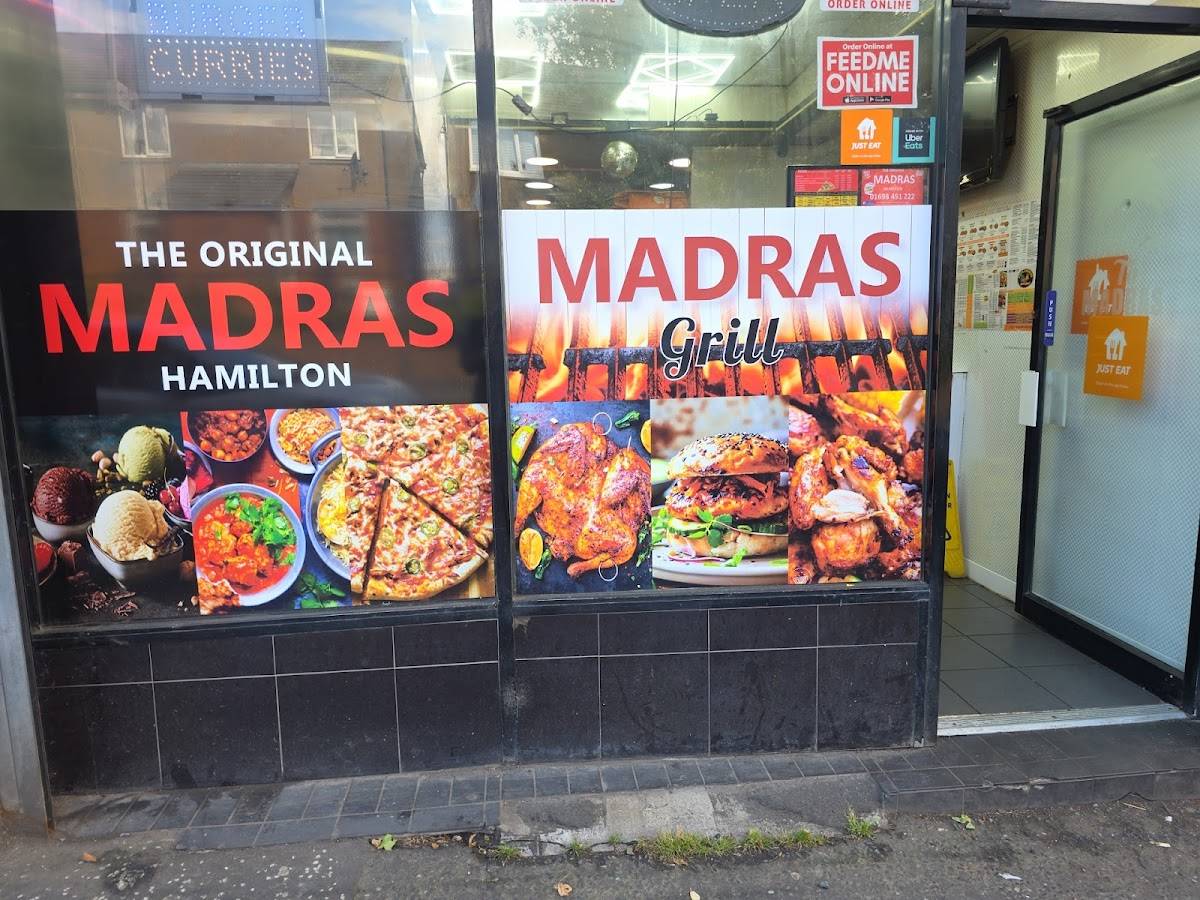 MADRAS HAMILTON меню