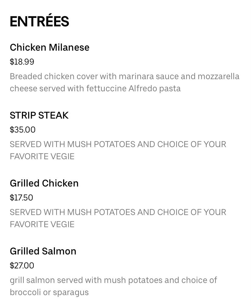 MexiTaco Kitchen меню