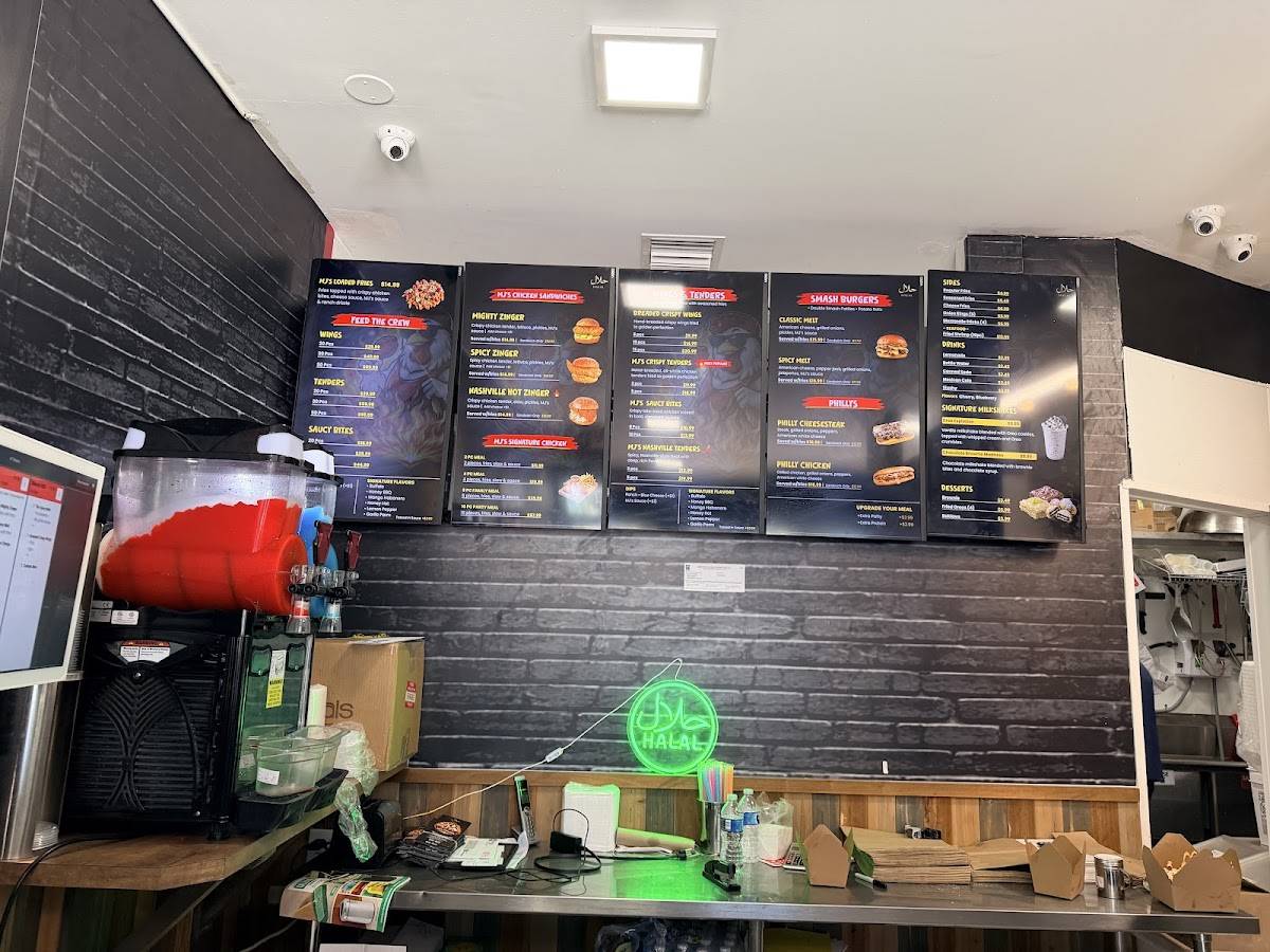 MJ’S Hot Chicken меню