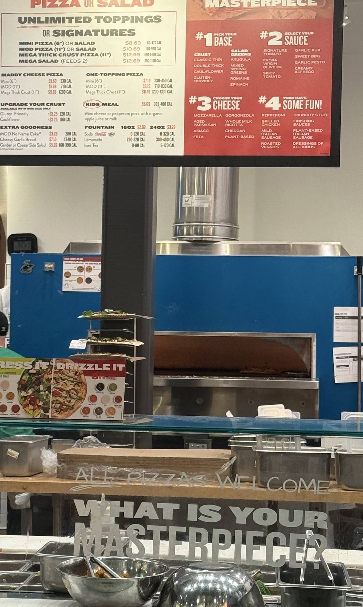 MOD Pizza меню