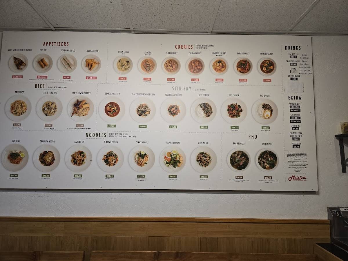 Mai's Deli меню