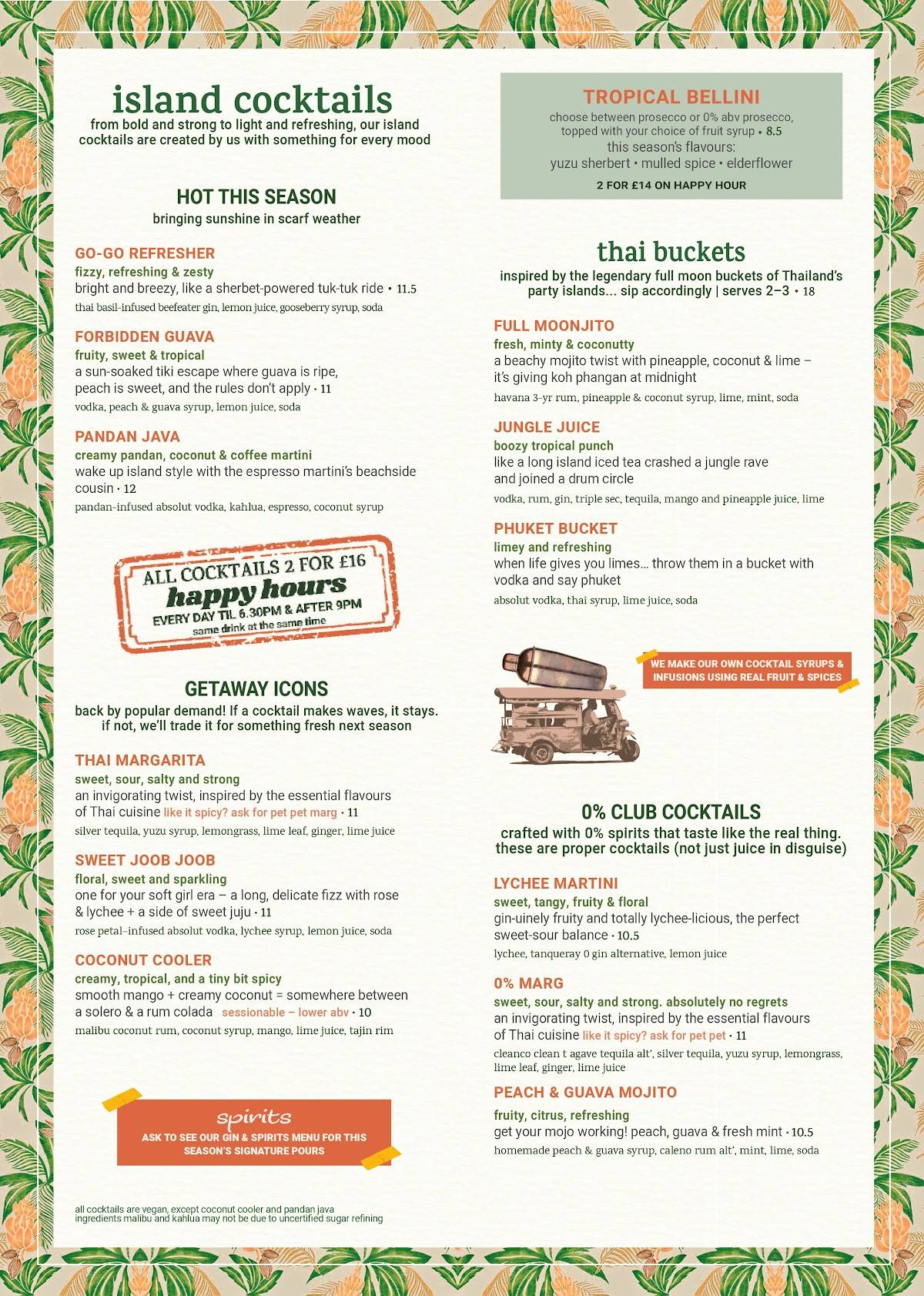 Mango Thai Tapas - Portswood меню