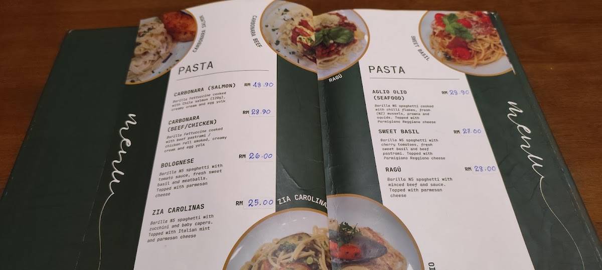 Marissa Ristorante меню