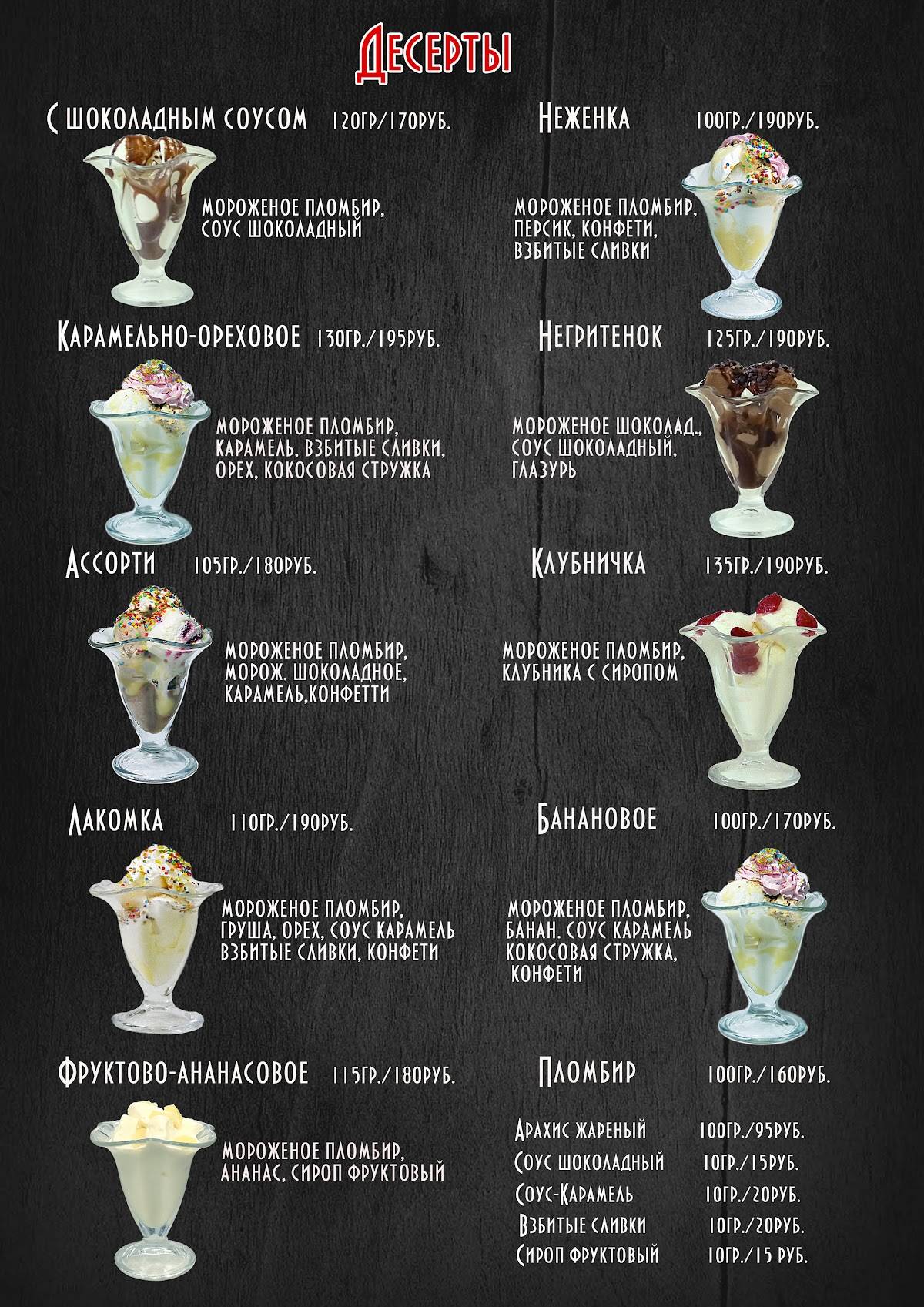 Мастер Пицца меню