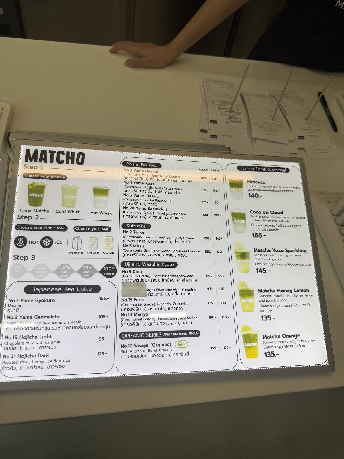 Matcho Project меню
