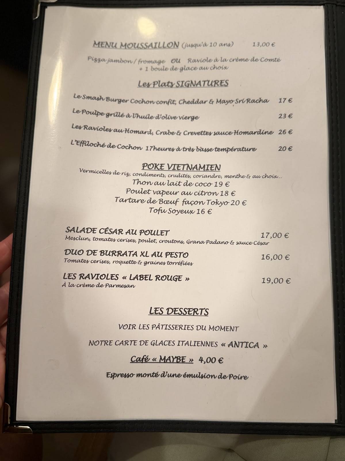 Maybe Kafé - Healthy Food меню