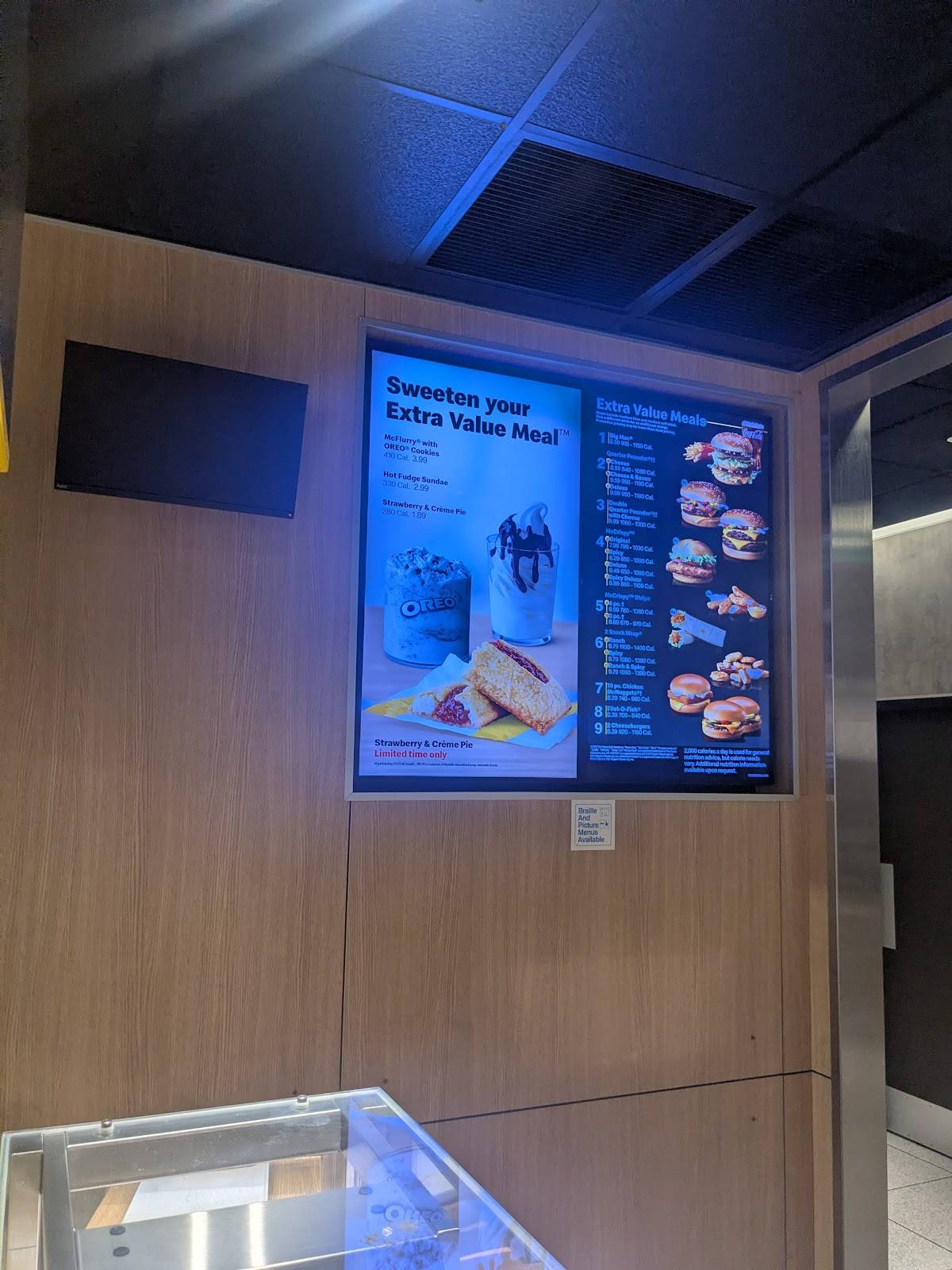McDonald's меню