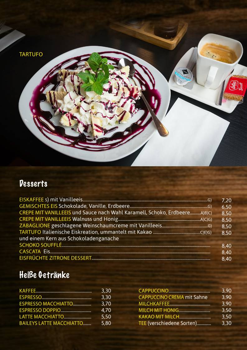 Mediterran меню