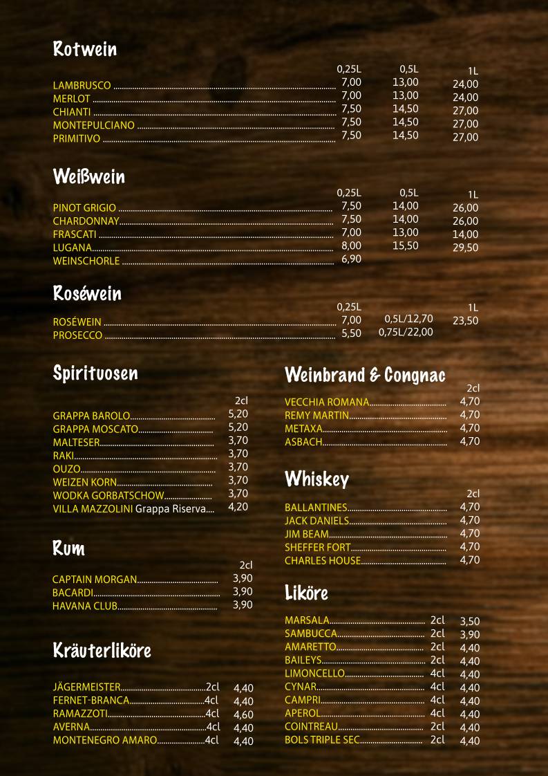 Mediterran меню