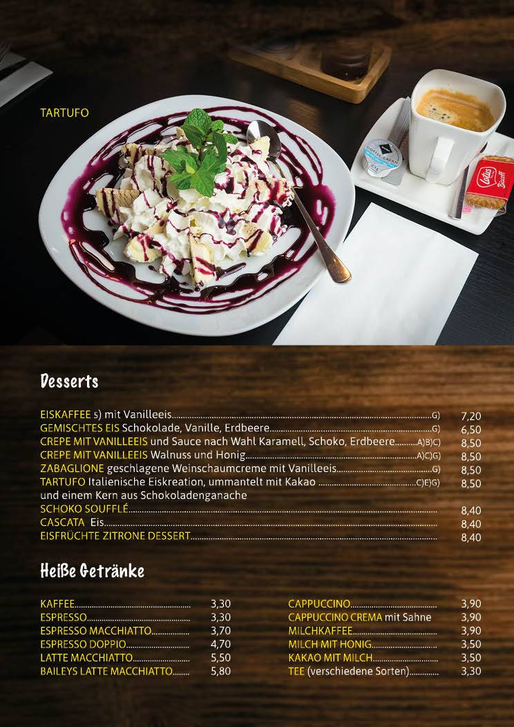 Mediterran меню