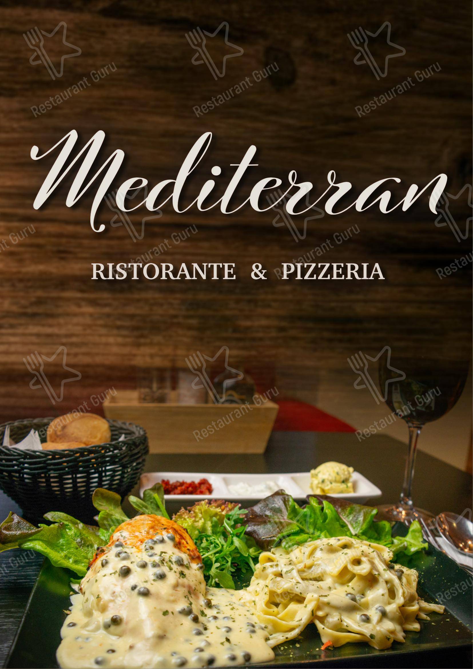 Mediterran в Мерцених - Меню