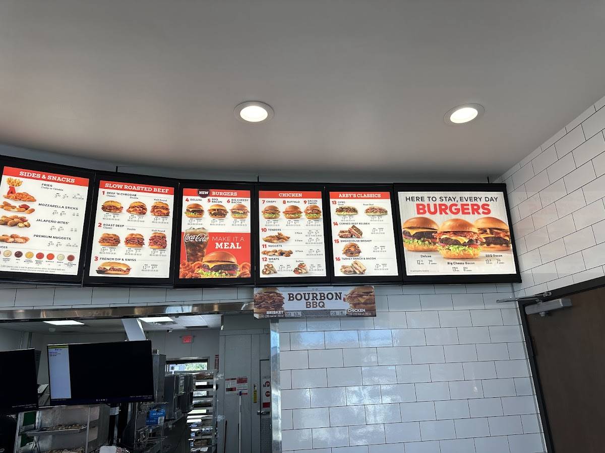 Arby's меню