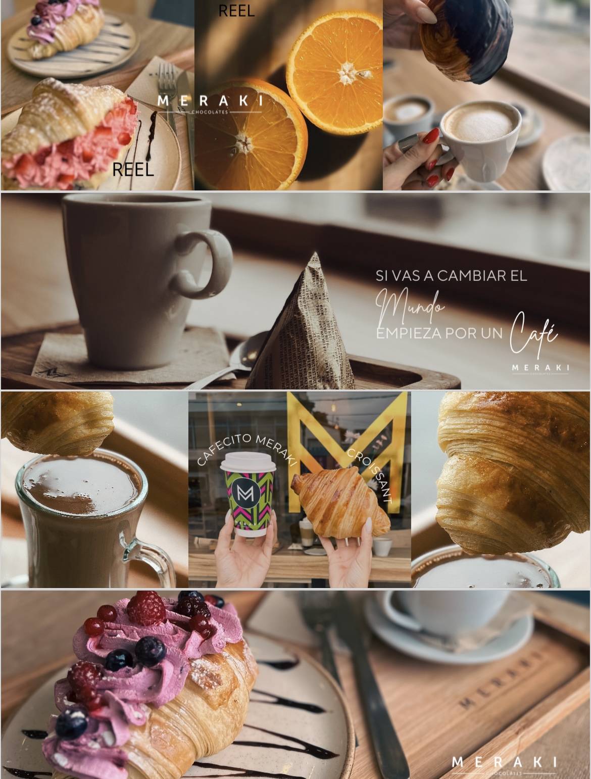 Meraki chocolates меню