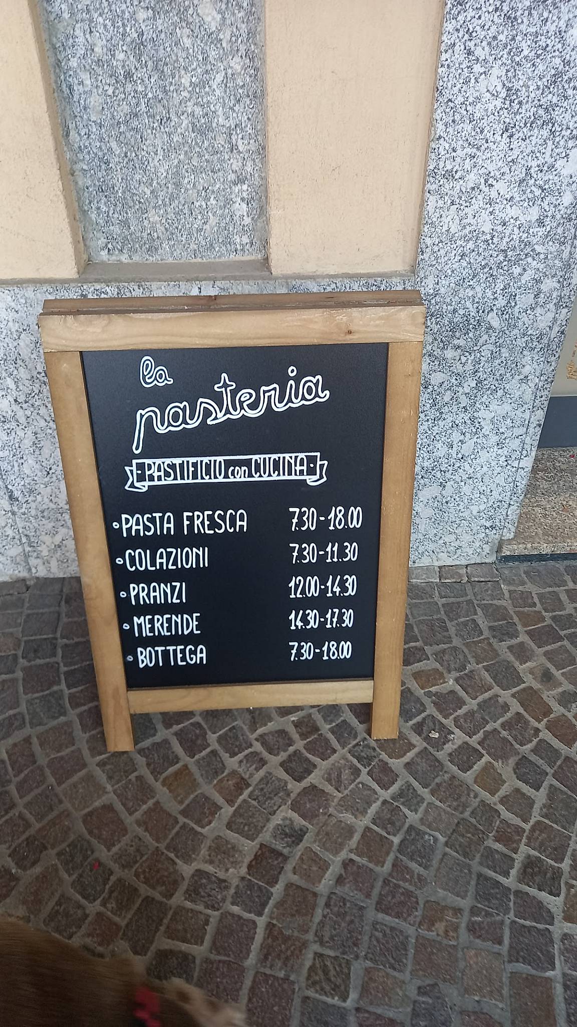 La Pasteria меню