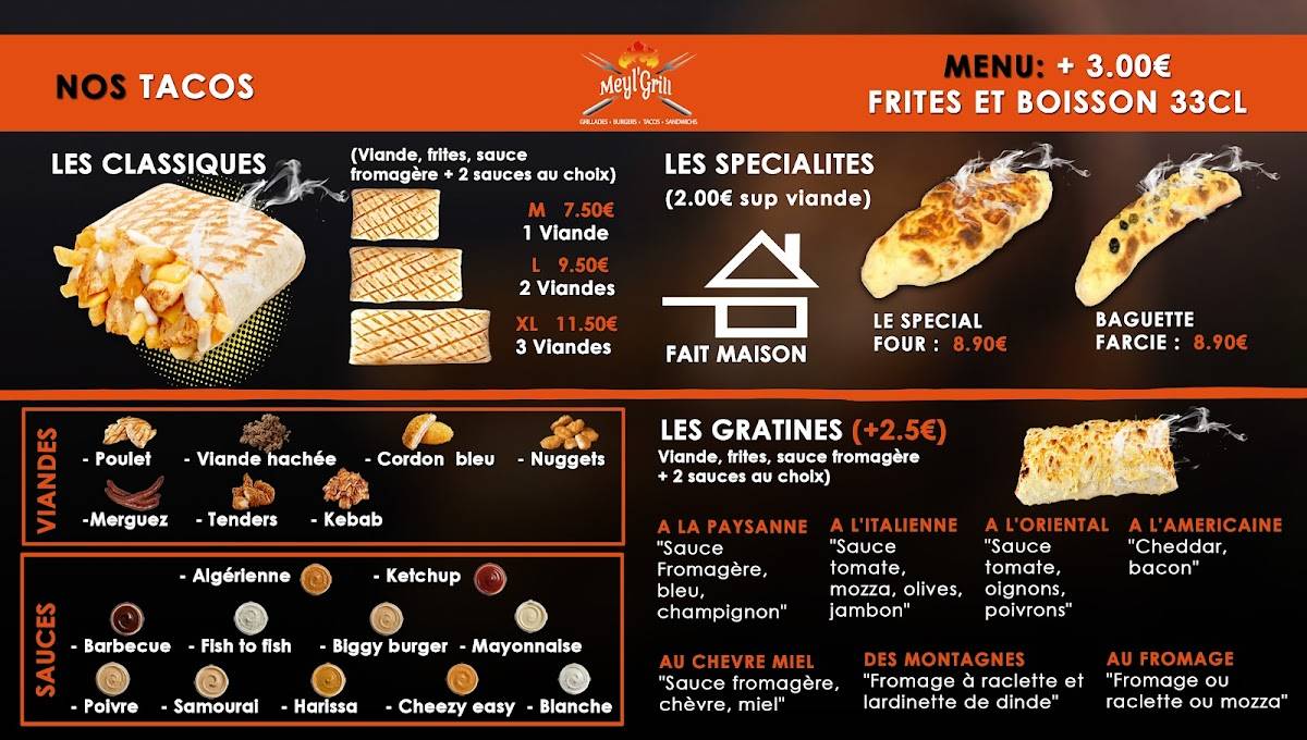 Meyl'grill меню