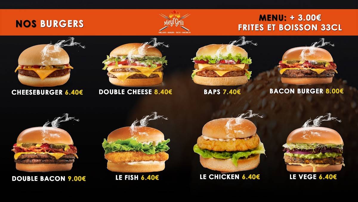 Meyl'grill меню