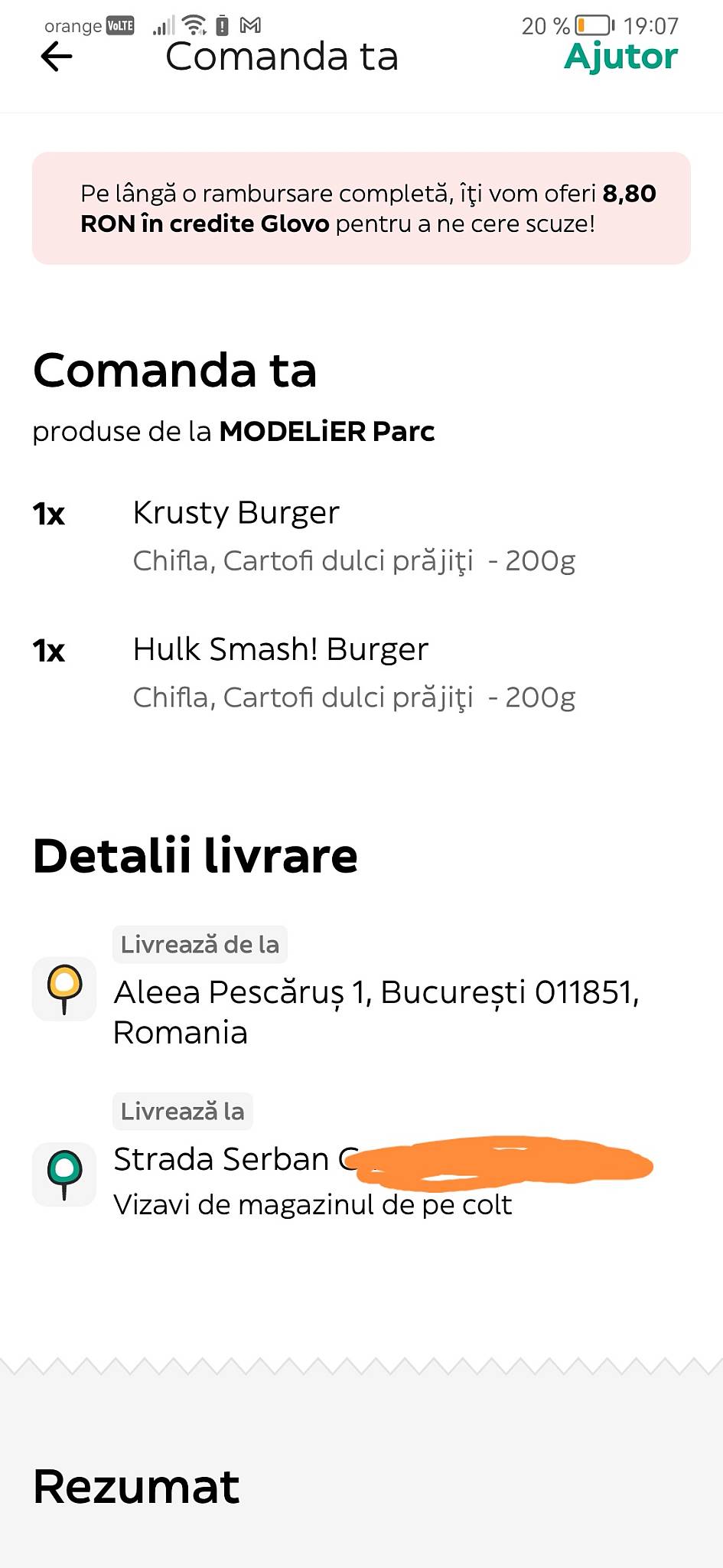 Modelier Parc меню