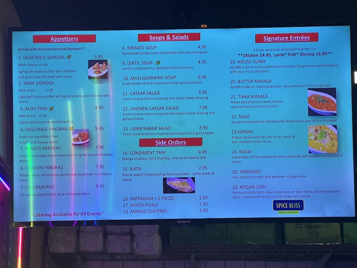 Moti Mahal Indian Cuisine меню