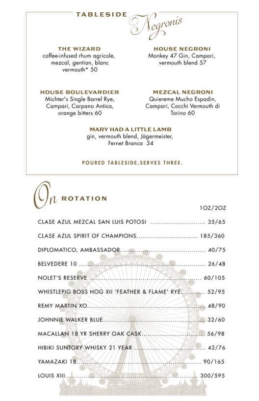 Mr. Edison меню