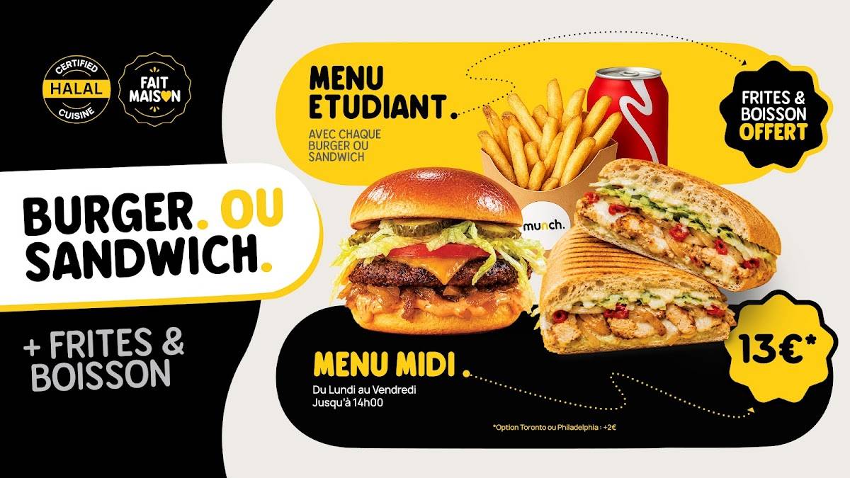 Munch меню