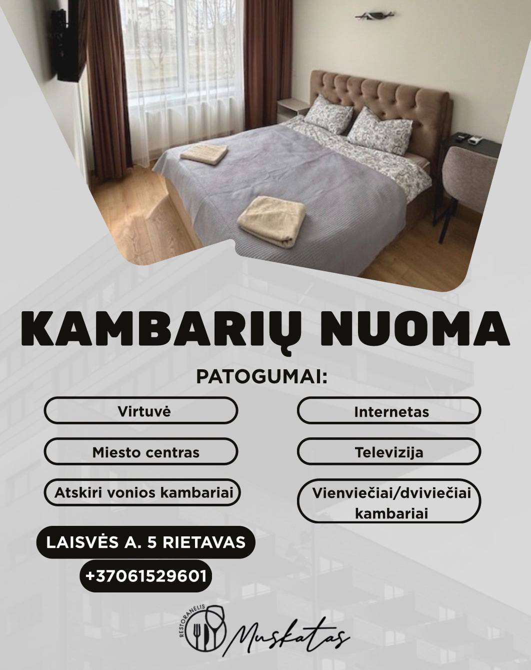Muskatas меню