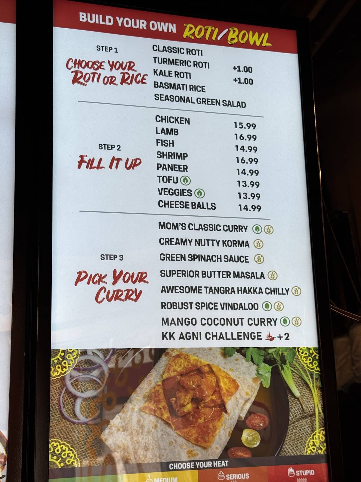 My Roti Place/My Dosa Place-Toronto меню