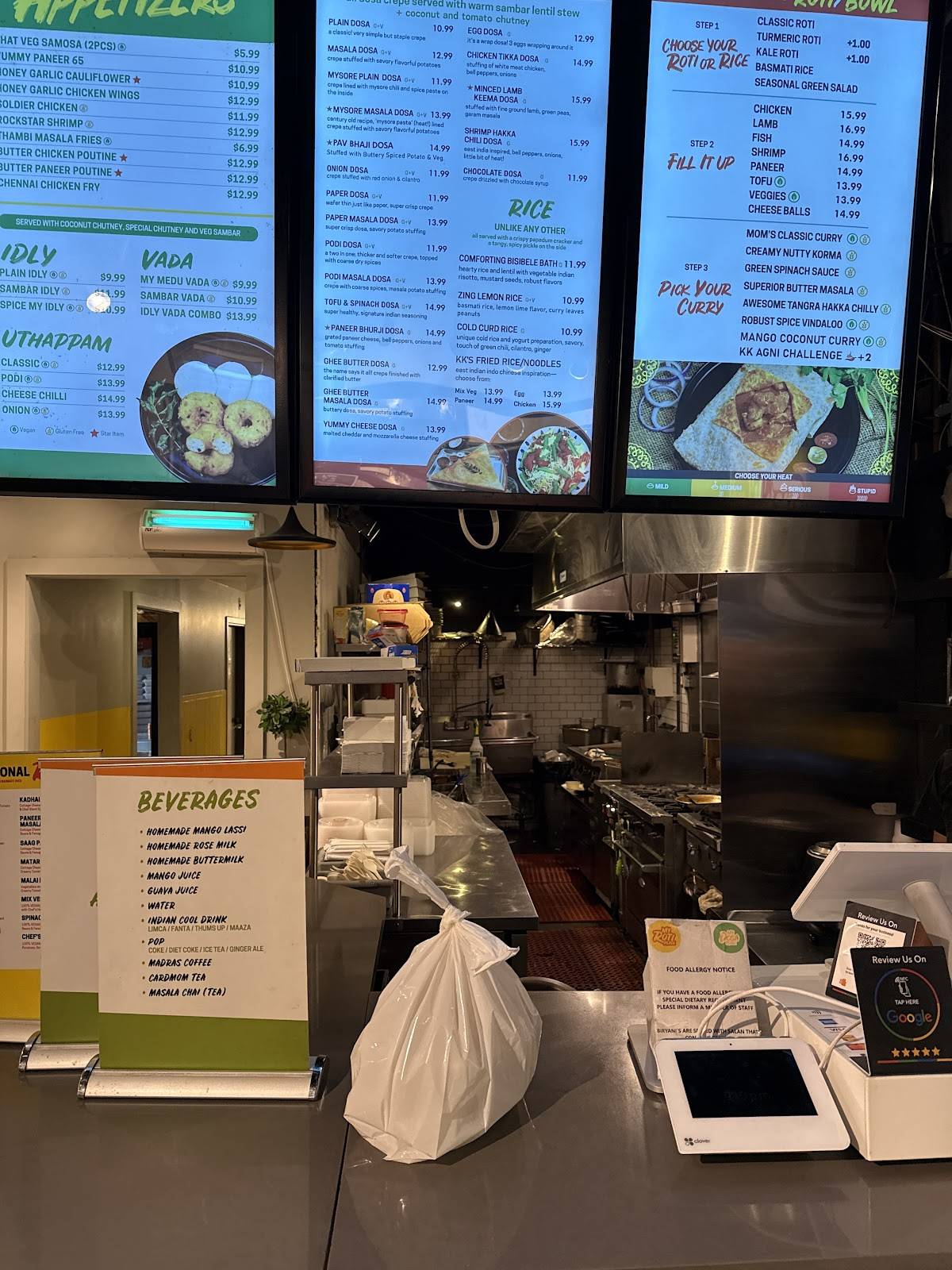 My Roti Place/My Dosa Place-Toronto меню