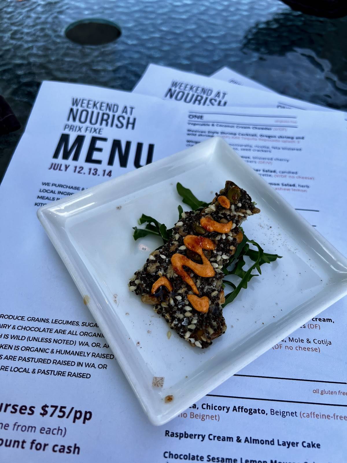 Nourish Sequim меню