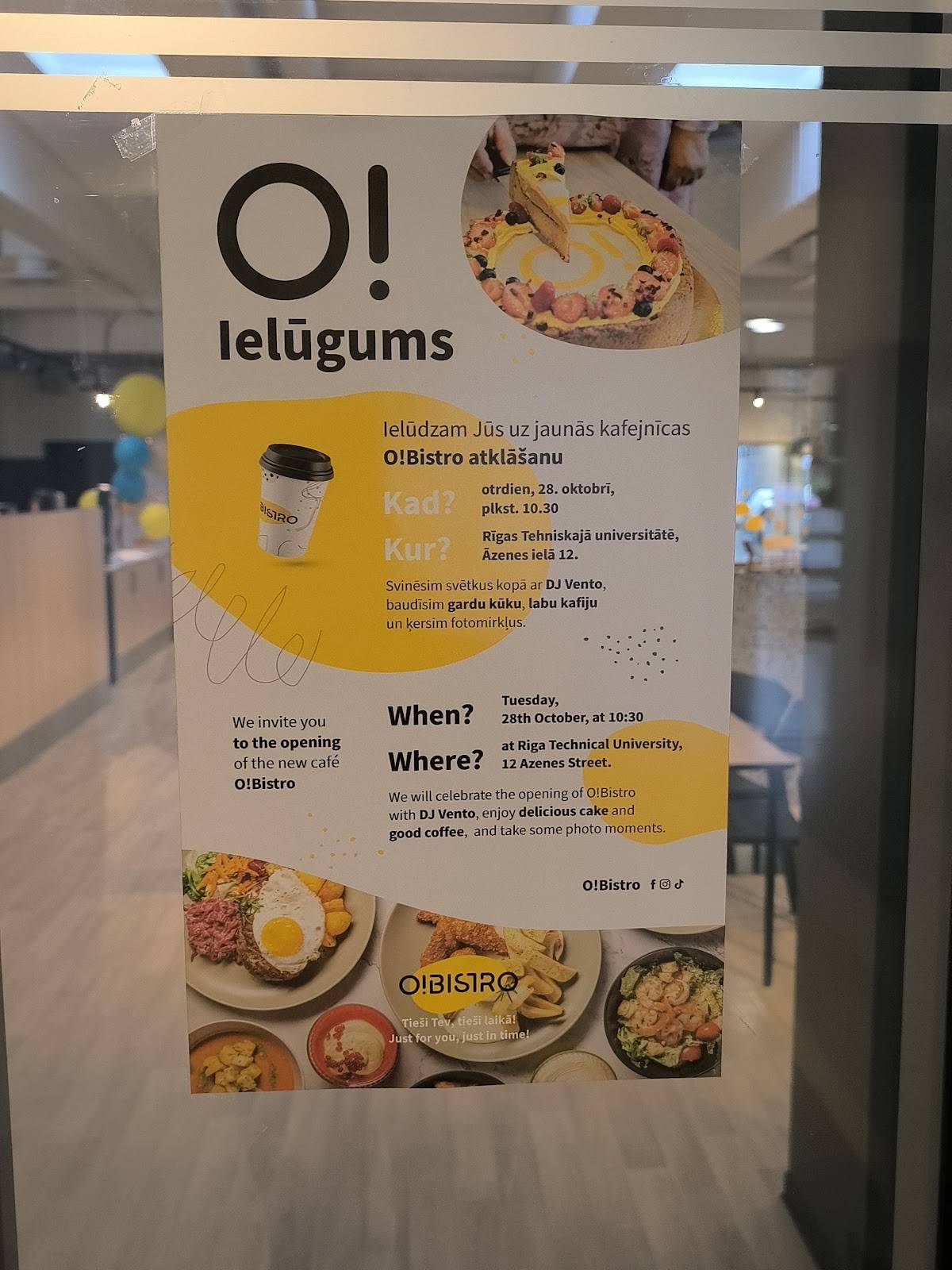 O!Bis меню