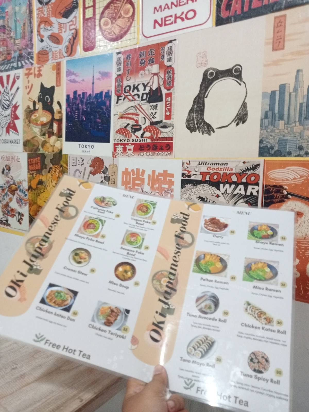 Oki Japanese Food меню