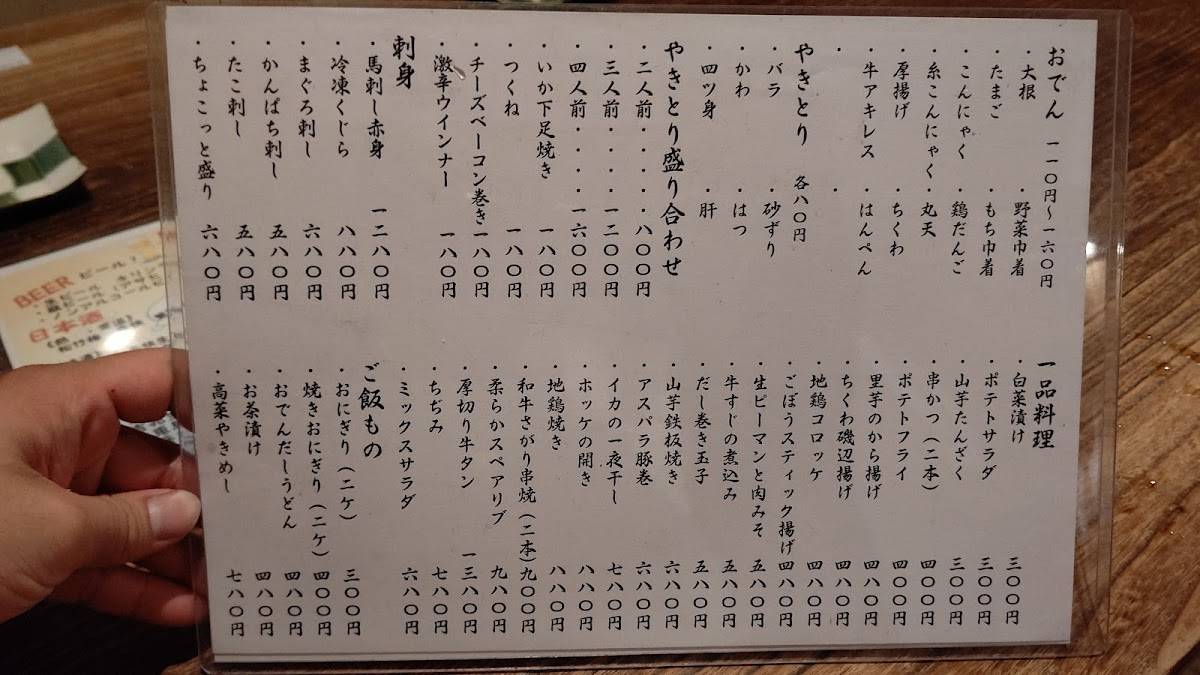 たこでん меню