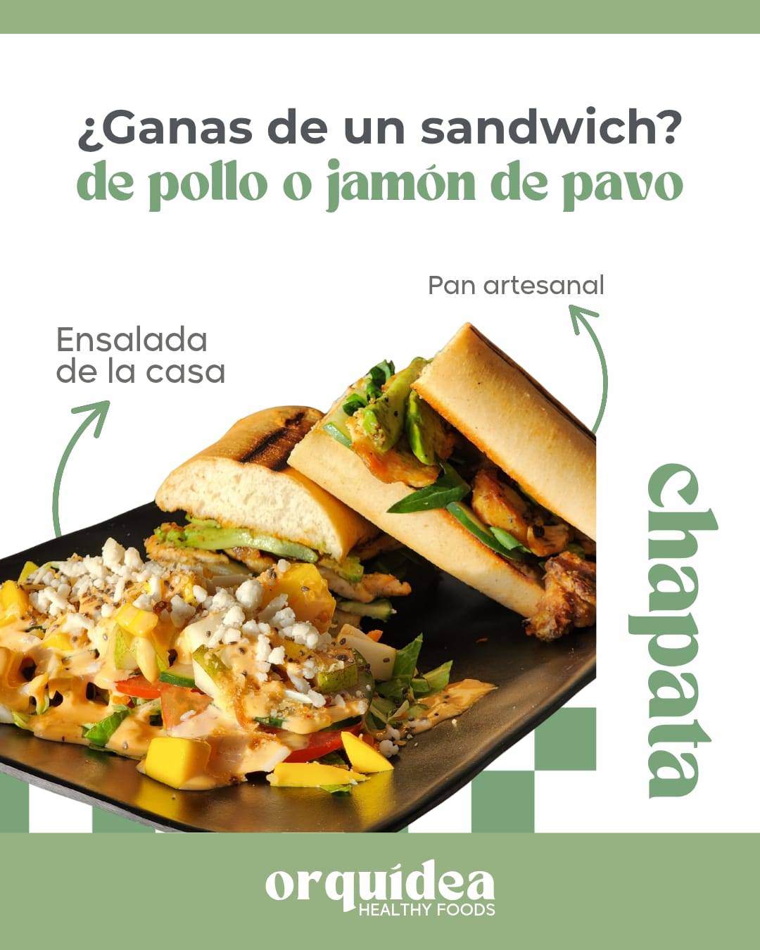 Orquídea Healthy Foods меню