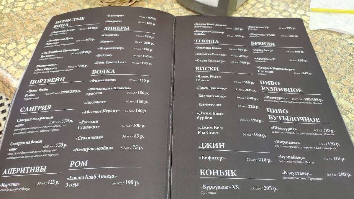 Панда меню