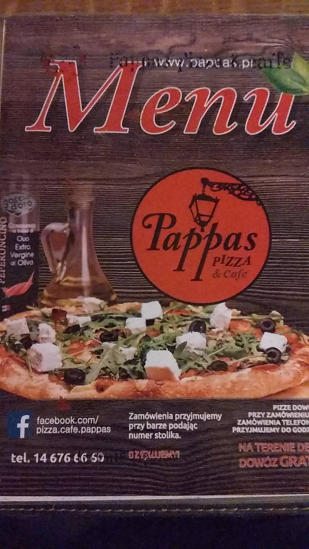 Pappas Pizza меню