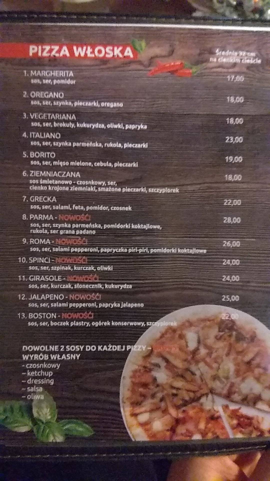 Pappas Pizza меню