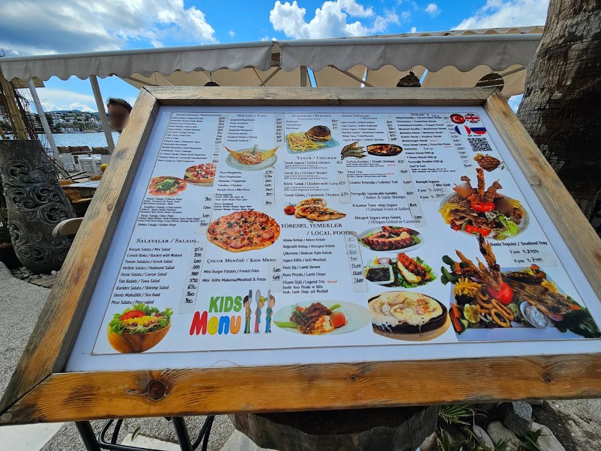 Pera bistro & lounge меню