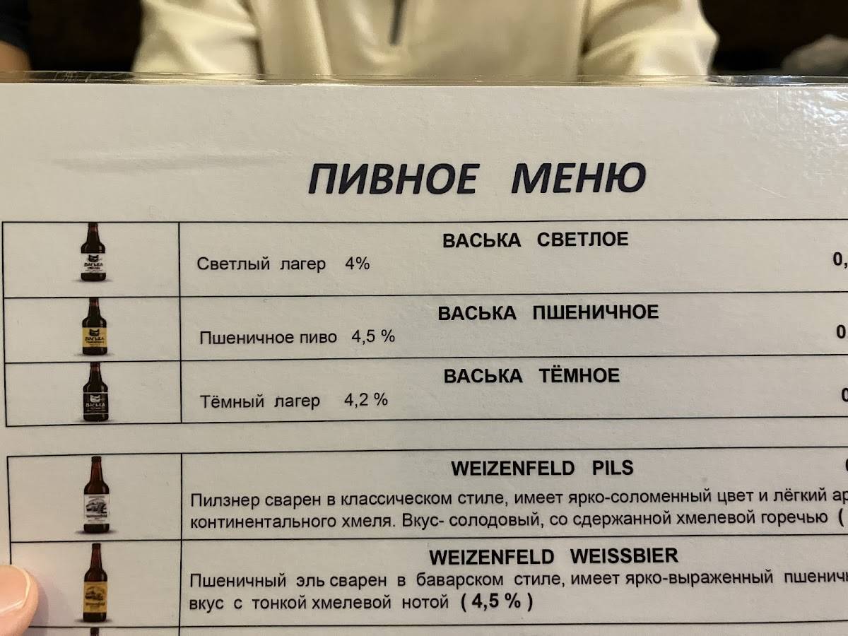 Peterbuuza меню