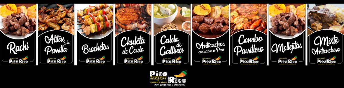 Pica Rico меню