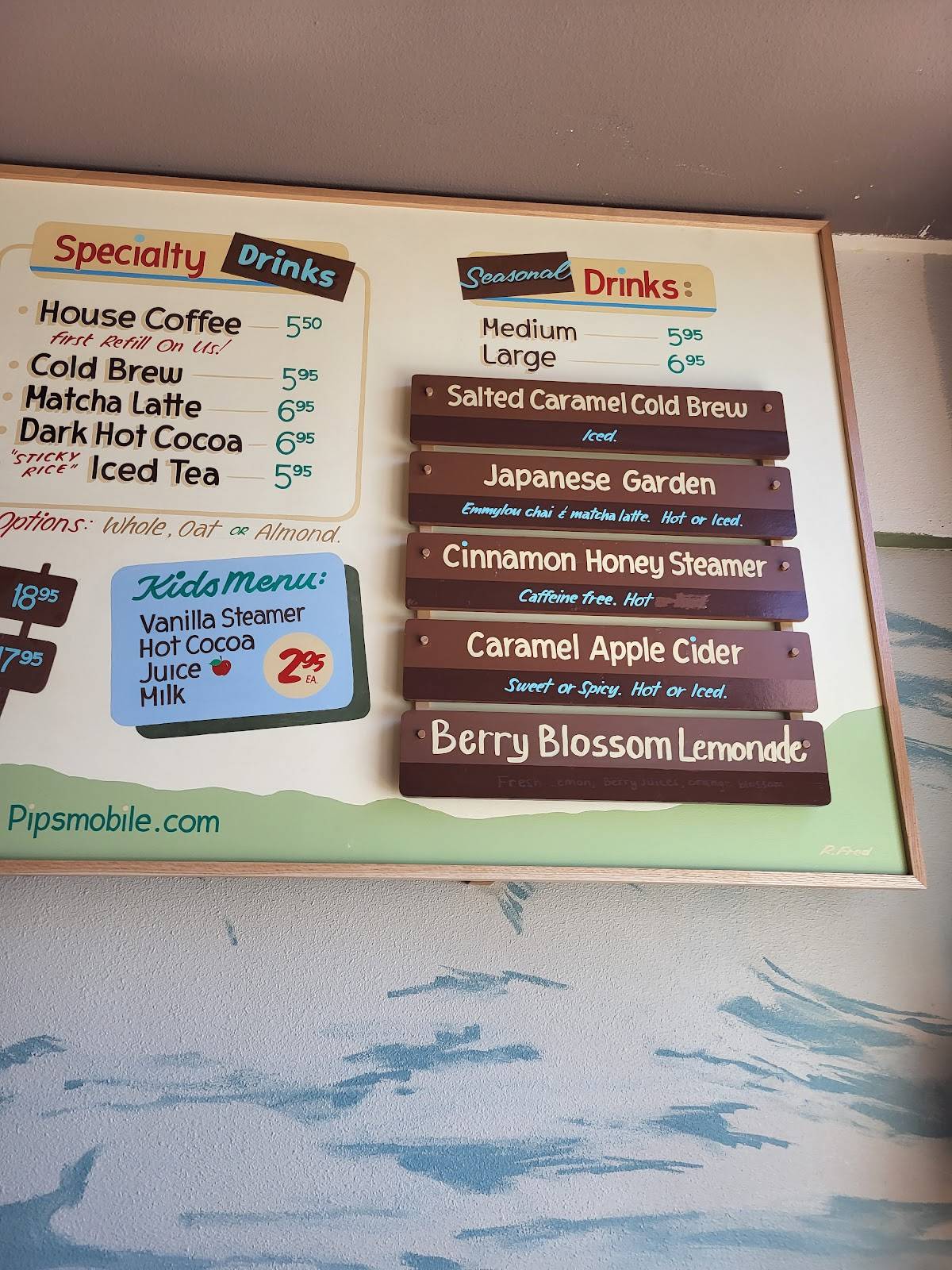 Pip's Original Doughnuts & Chai меню