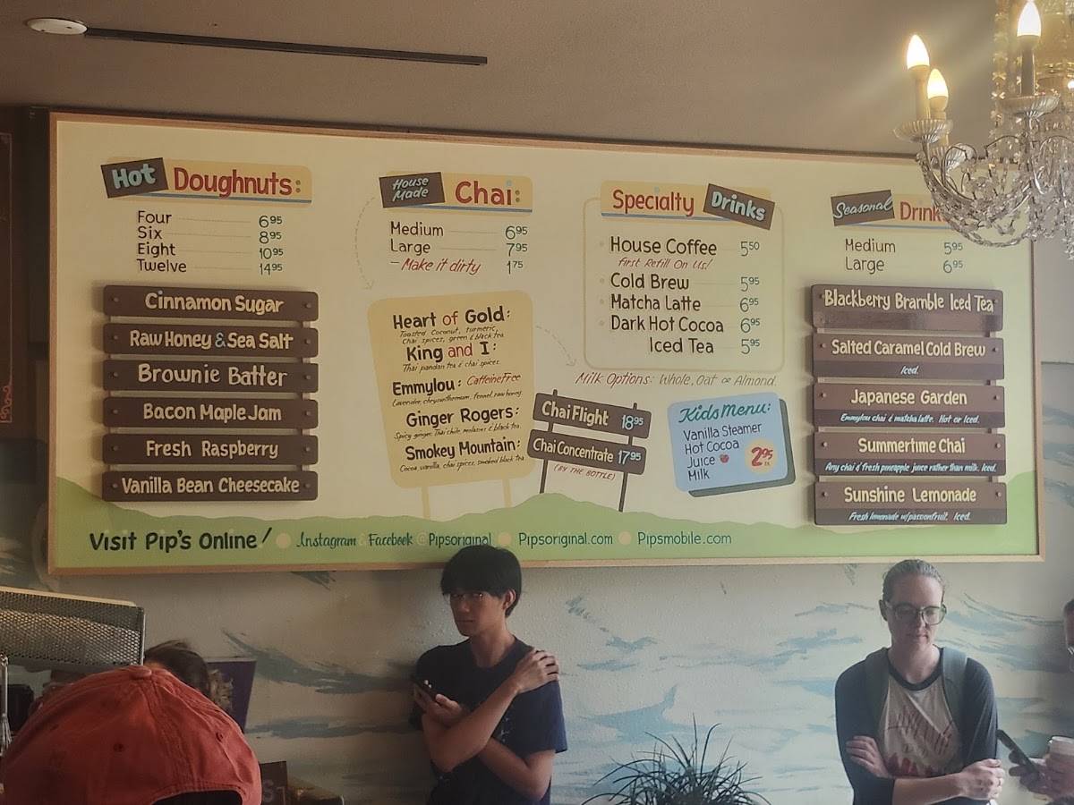 Pip's Original Doughnuts & Chai меню