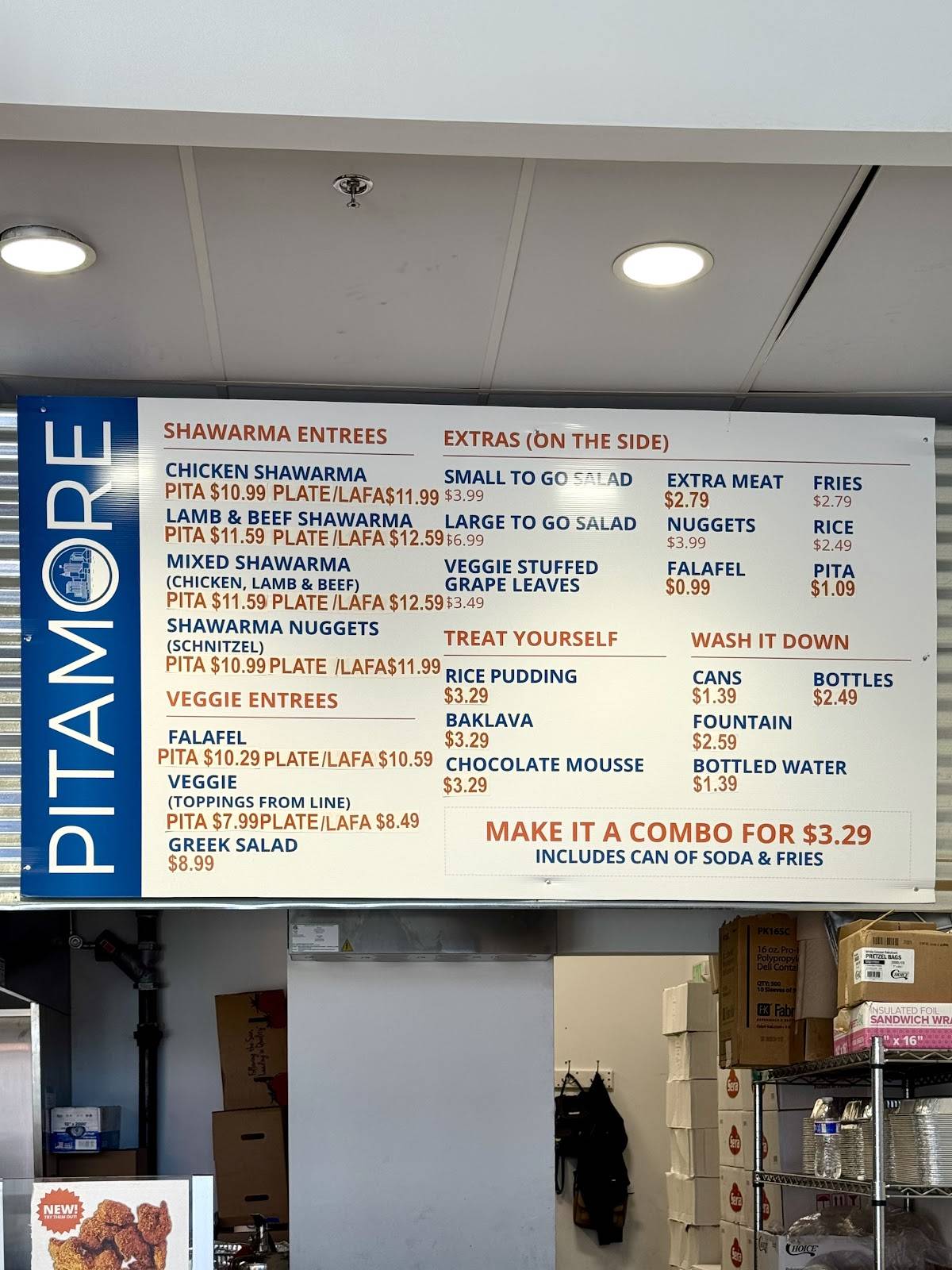 Pitamore Baltimore Restaurant & Catering меню