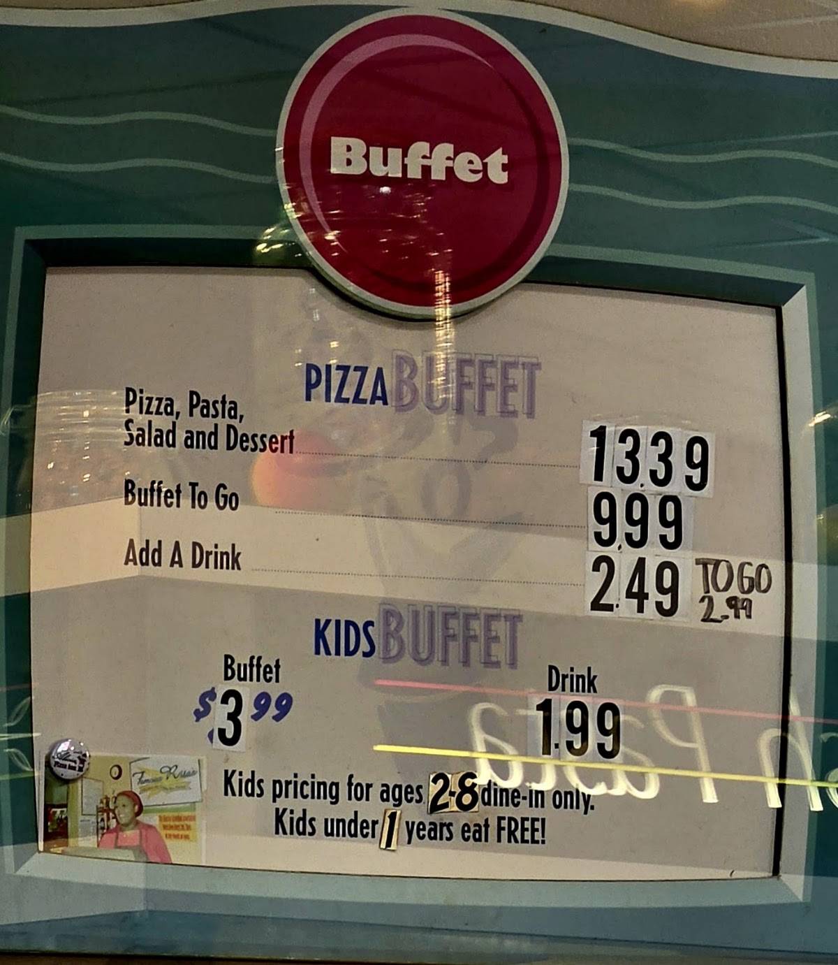 Pizza Inn меню