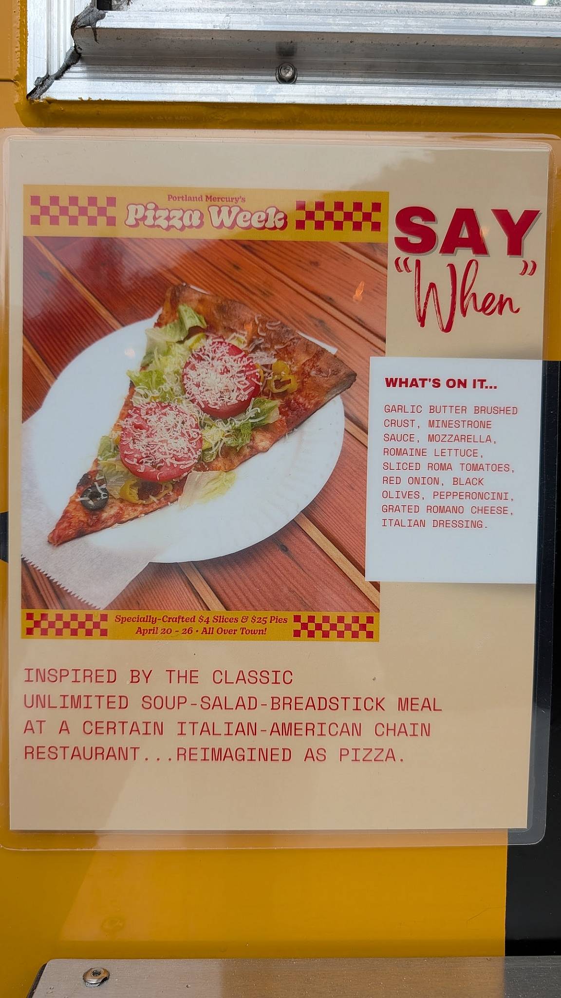 Pizza Machine меню