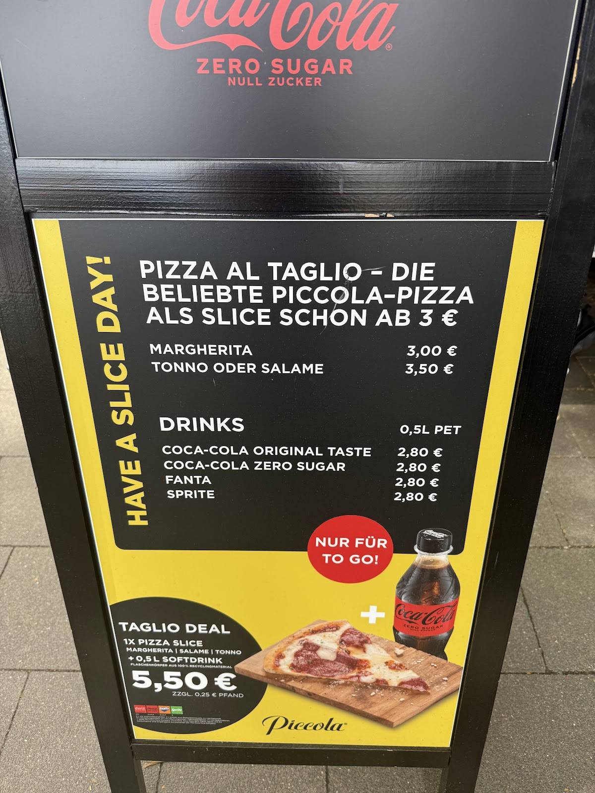 Pizzeria Piccola Lindenthal меню
