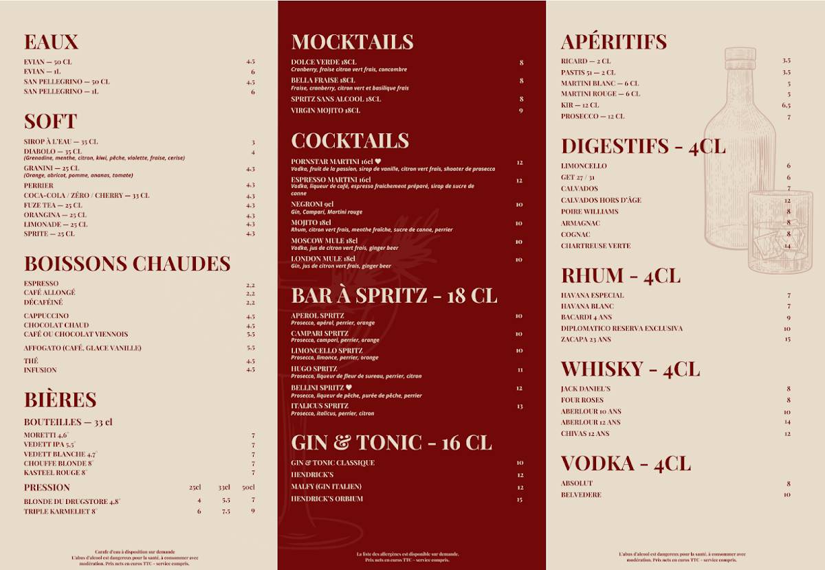 Pizzeria Du Drugstore меню
