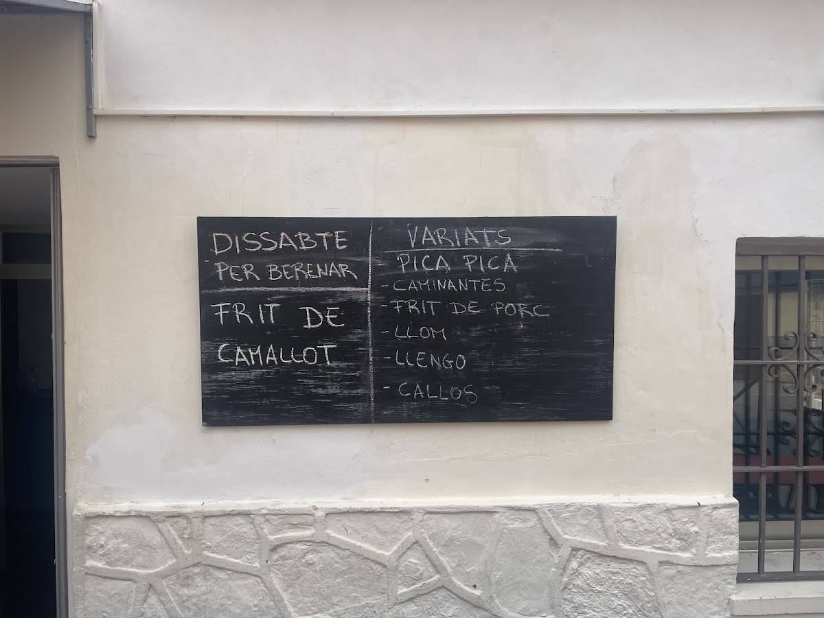 Plaça 10 меню