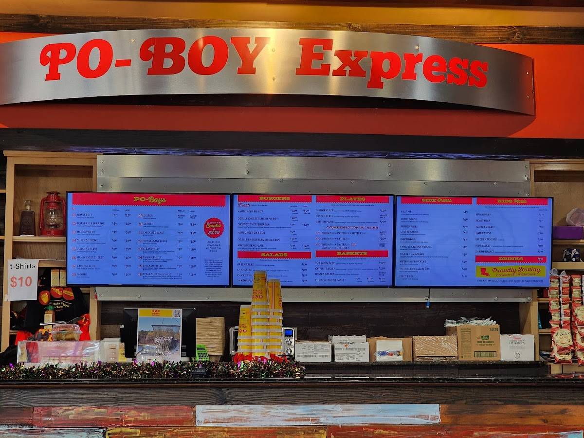 Po-Boy Express меню