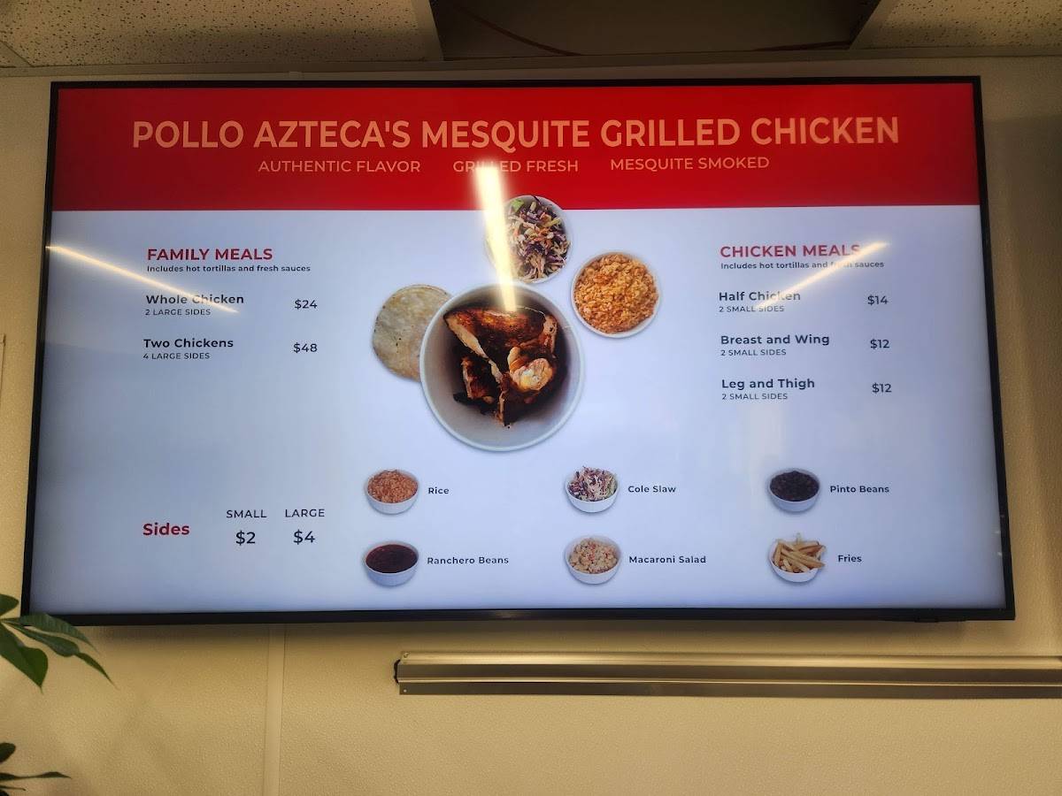 Pollo Azteca South меню